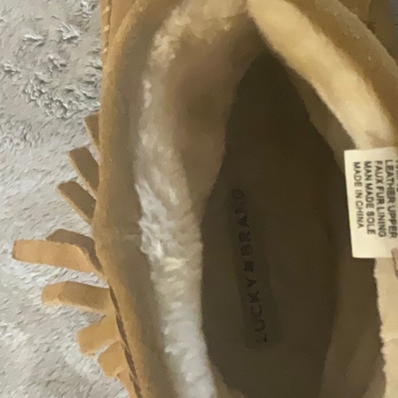 Size 10 Lucky Brand Moccasins - Picture 3 of 5